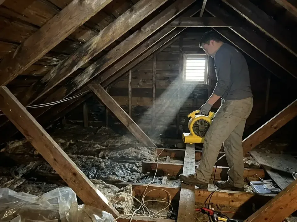 attic-water-damage-drying-proc-007 — frequently asked questions, Emergency Water Extraction & 24/7 Flood Response in Cortlan…